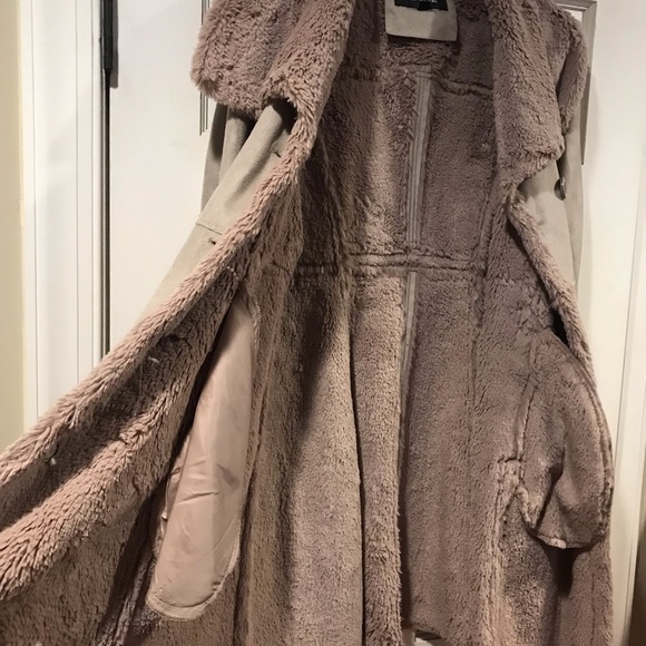 Faux suede swing coat, Jones New York - Picture 5 of 11